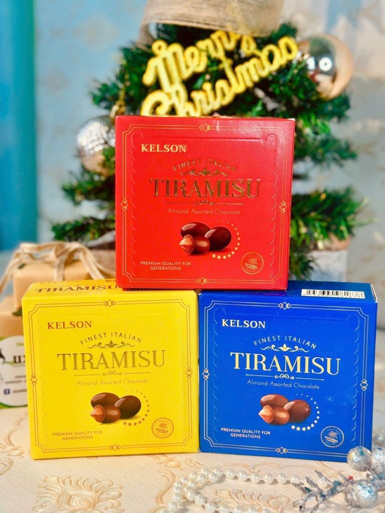 Kẹo Socola Tiramisu Hạnh Nhân Kelson