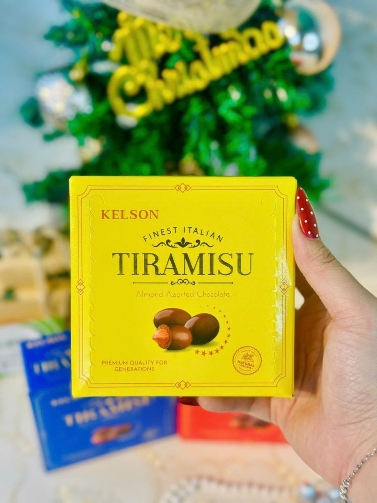 Kẹo Socola Tiramisu Hạnh Nhân Kelson