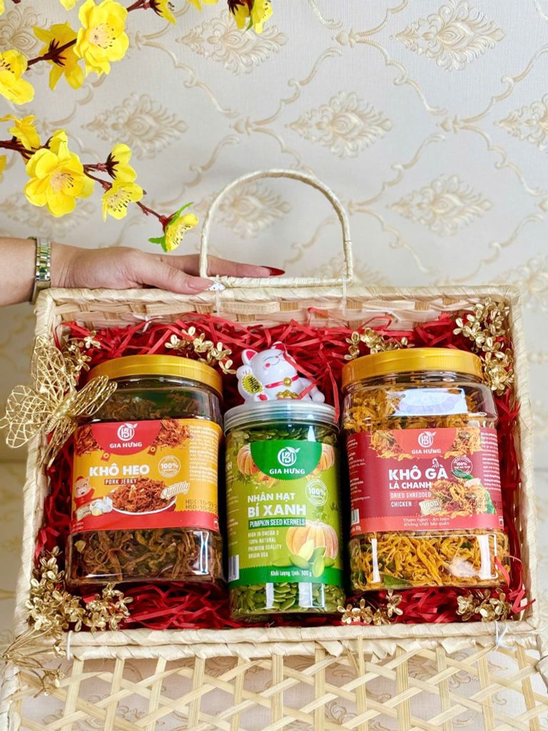Giỏ Quà Tết Cao Cấp 2026 - Tết Bình An