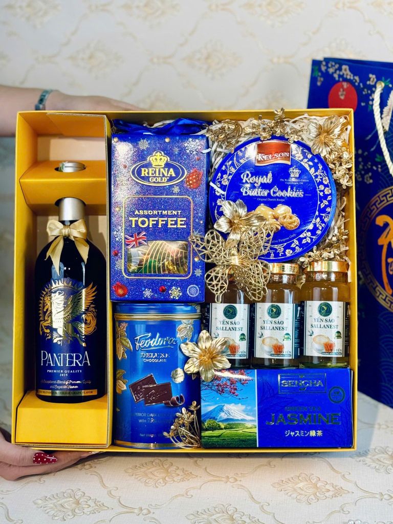 Hộp Quà Tết Cao Cấp 2026 - Xuân Thịnh Vượng