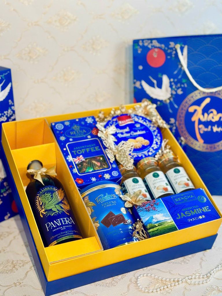 Hộp Quà Tết Cao Cấp 2026 - Xuân Thịnh Vượng