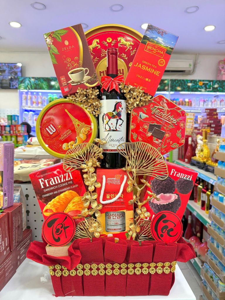 Giỏ Quà Tết Cao Cấp 2026 – Phúc Lộc Viên Mãn