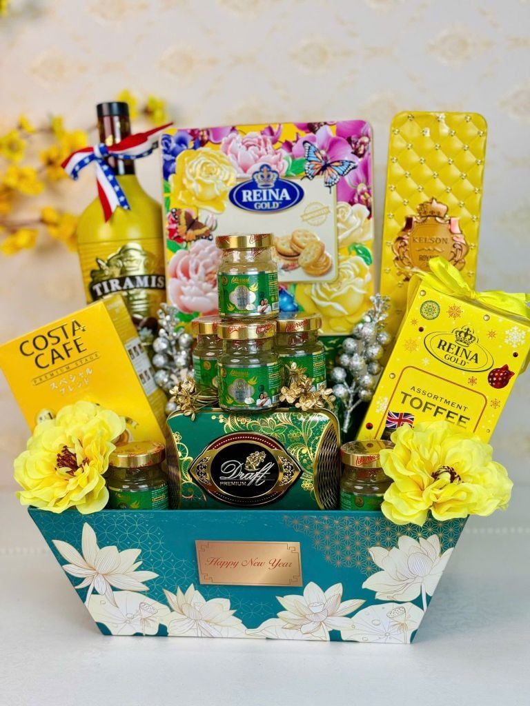 Giỏ Quà Tết Cao Cấp 2026 – Xuân Vạn Phúc