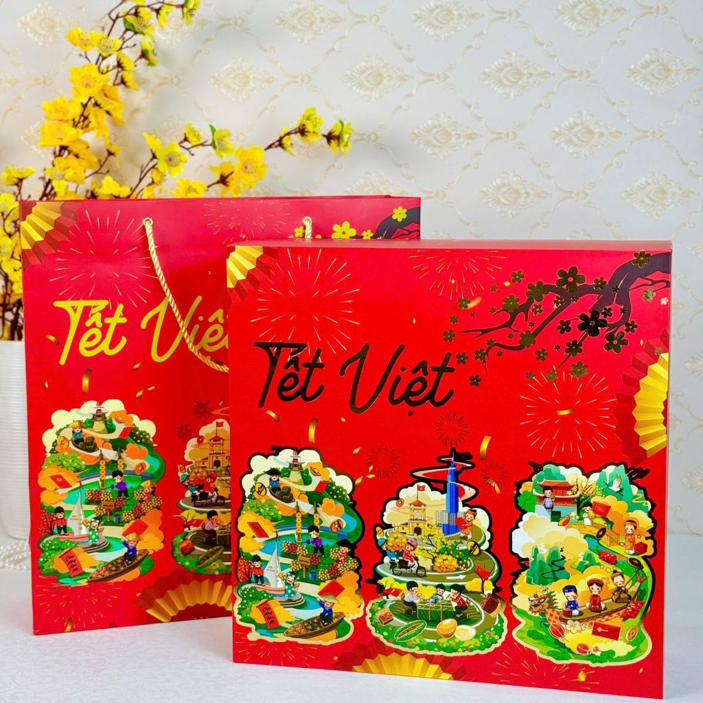 Hộp Quà Tết Cao Cấp 2026 – Thịnh Vượng An Khang