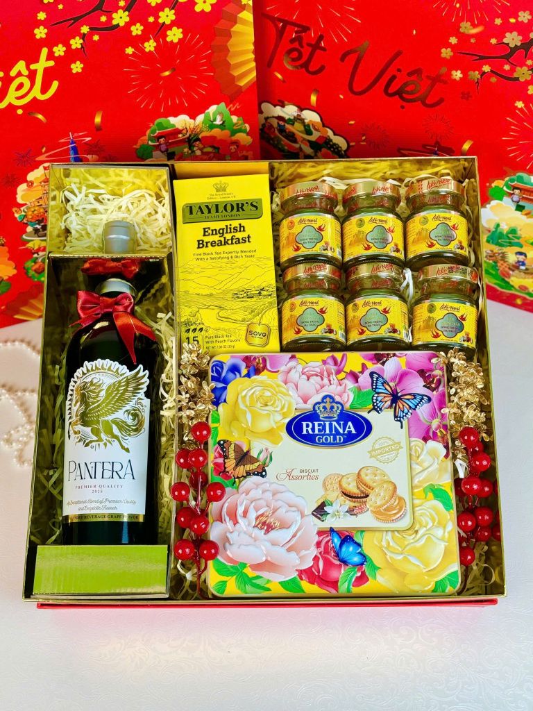 Hộp Quà Tết Cao Cấp 2026 – Thịnh Vượng An Khang