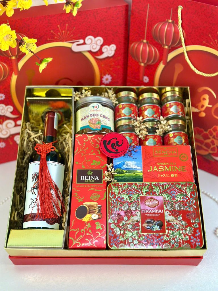 Hộp Quà Tết Cao Cấp 2026 – Phú Thịnh Vượng Niên