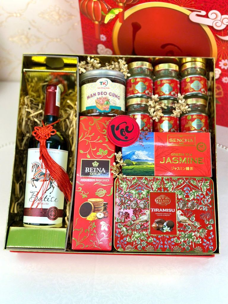 Hộp Quà Tết Cao Cấp 2026 – Phú Thịnh Vượng Niên
