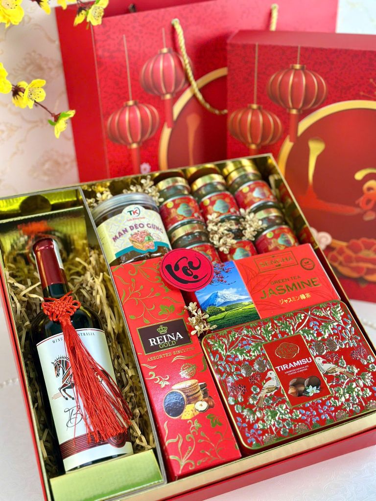 Hộp Quà Tết Cao Cấp 2026 – Phú Thịnh Vượng Niên