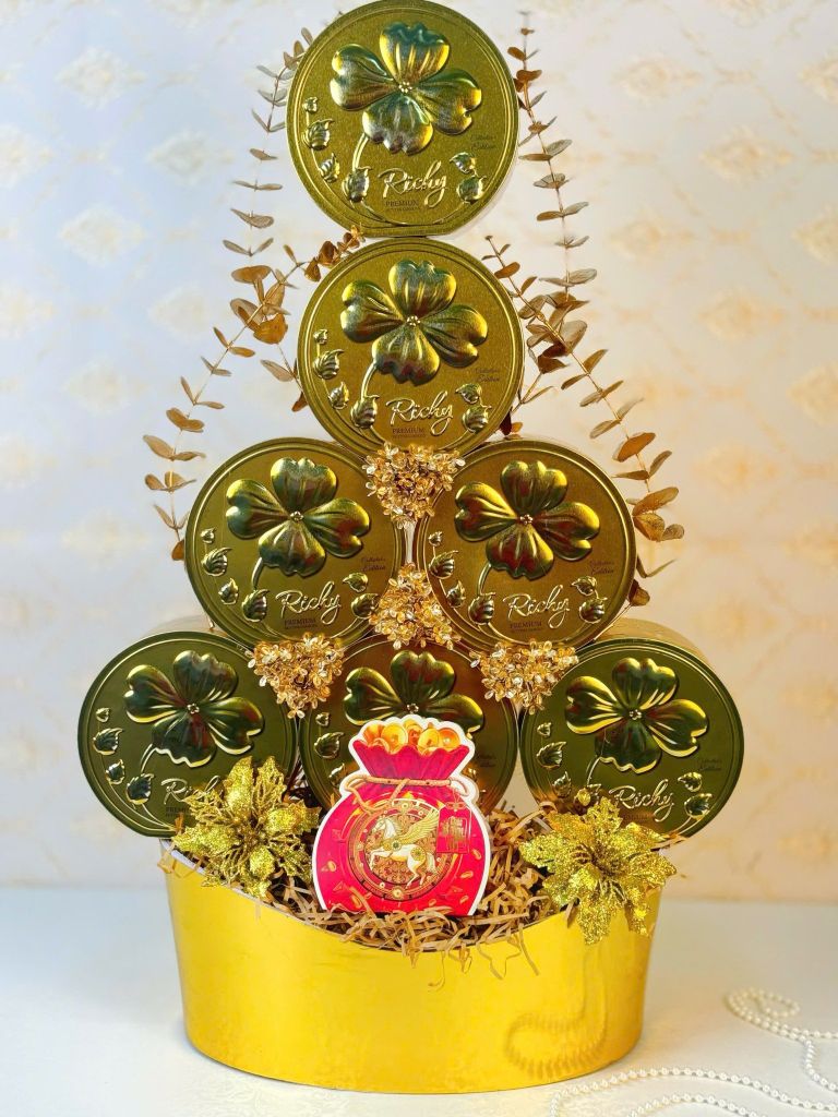 Giỏ Quà Tết Cao Cấp 2026 – Lộc Xuân