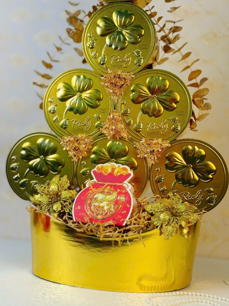 Giỏ Quà Tết Cao Cấp 2026 – Lộc Xuân