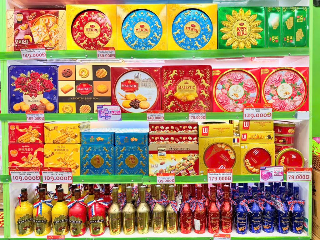 Bánh Quy Hộp Thiếc Kenju Nougat Kem Sữa Cao Cấp – 217g