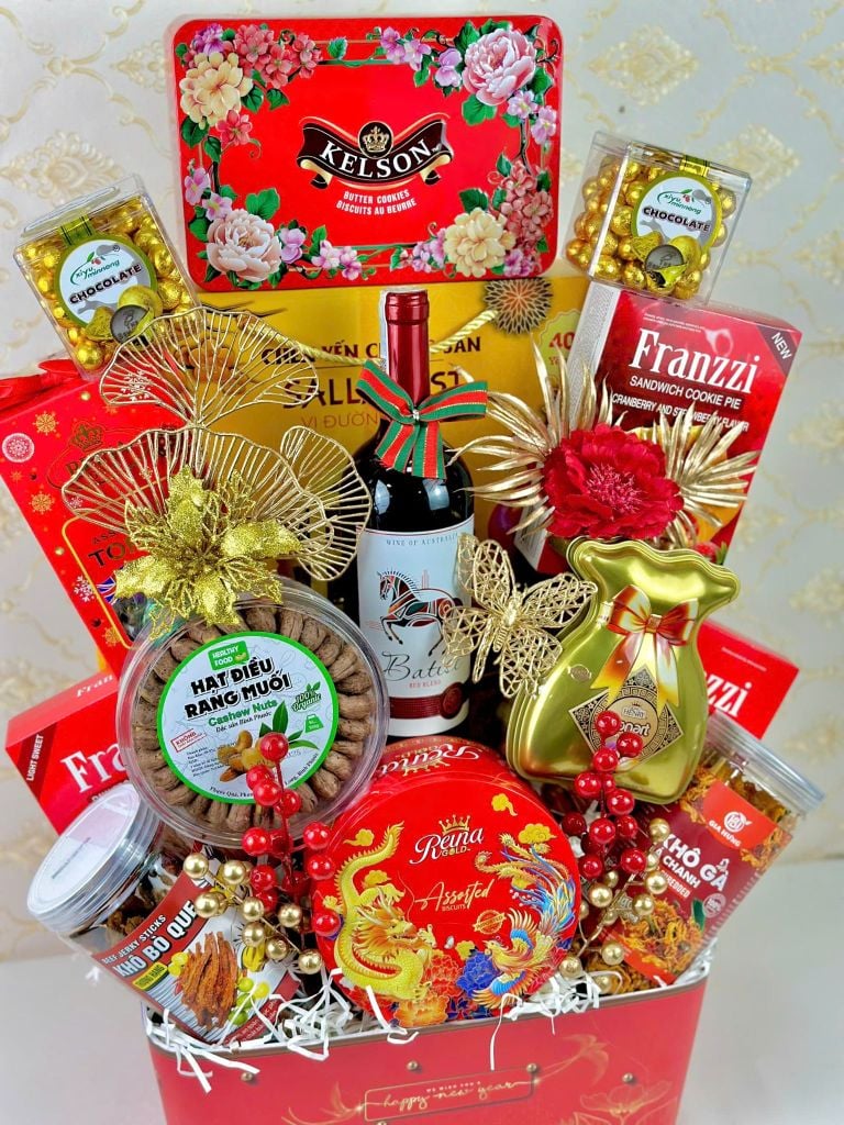 Giỏ Quà Tết Cao Cấp 2026 - Xuân Phồn Vinh