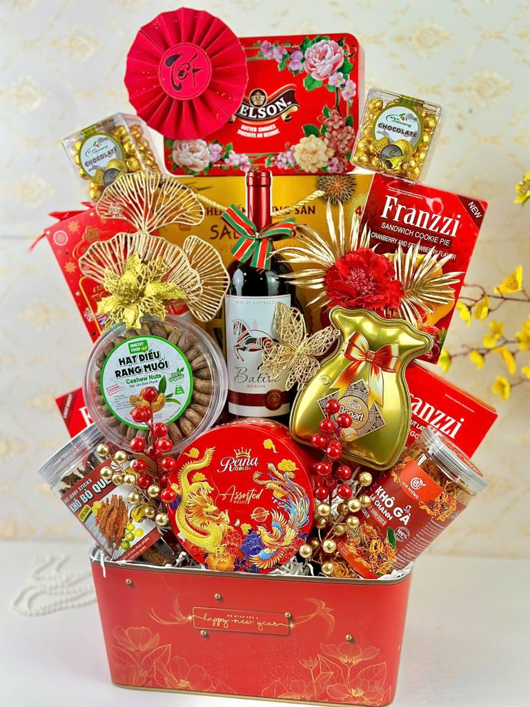 Giỏ Quà Tết Cao Cấp 2026 - Xuân Phồn Vinh