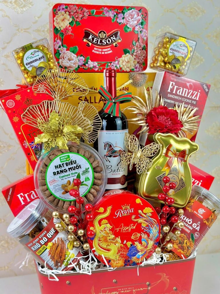 Giỏ Quà Tết Cao Cấp 2026 - Xuân Phồn Vinh