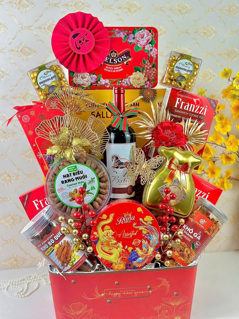 Giỏ Quà Tết Cao Cấp 2026 - Xuân Phồn Vinh