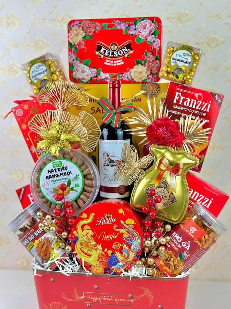 Giỏ Quà Tết Cao Cấp 2026 - Xuân Phồn Vinh