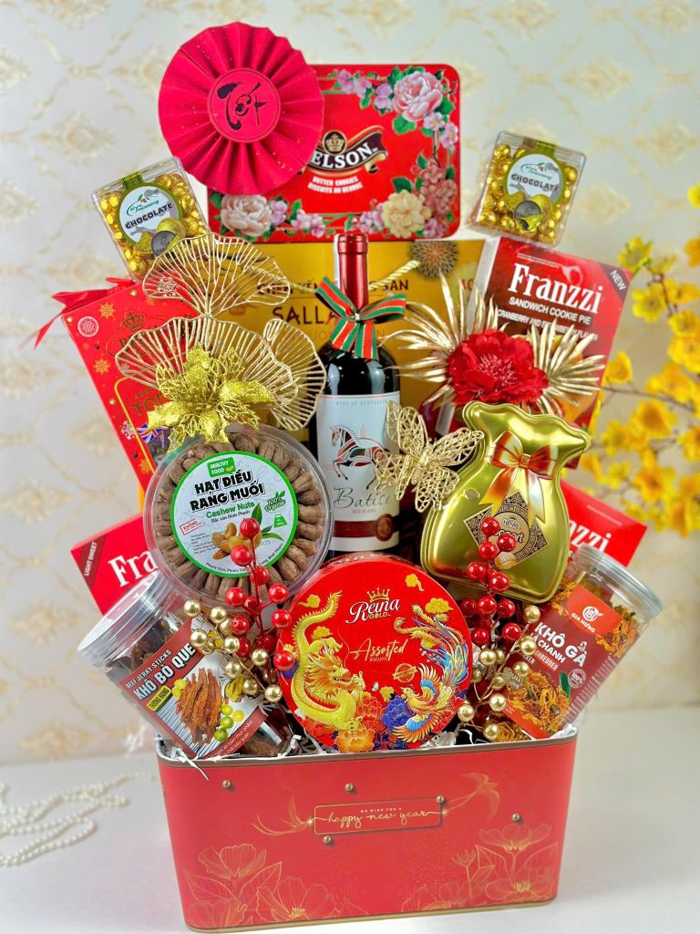 Giỏ Quà Tết Cao Cấp 2026 - Xuân Phồn Vinh
