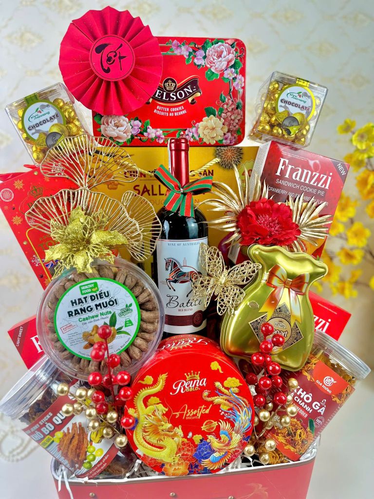 Giỏ Quà Tết Cao Cấp 2026 - Xuân Phồn Vinh