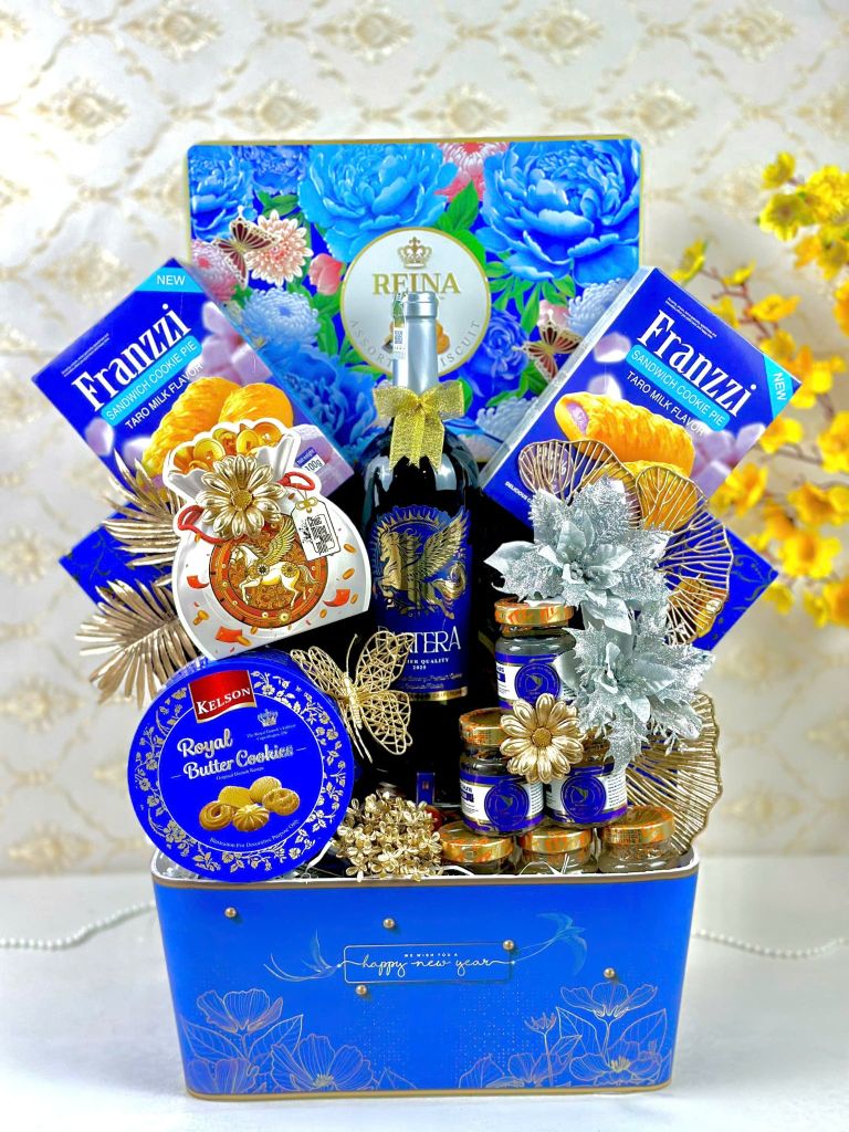 Giỏ Quà Tết Cao Cấp 2026 - Xuân Khởi Sắc