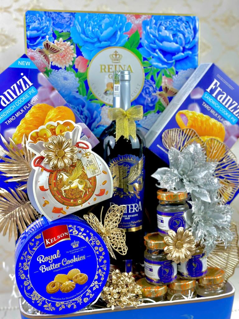 Giỏ Quà Tết Cao Cấp 2026 - Xuân Khởi Sắc