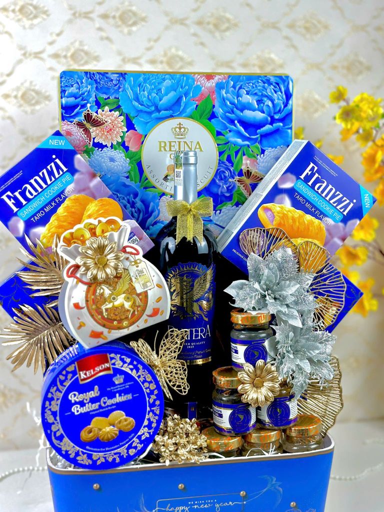 Giỏ Quà Tết Cao Cấp 2026 - Xuân Khởi Sắc