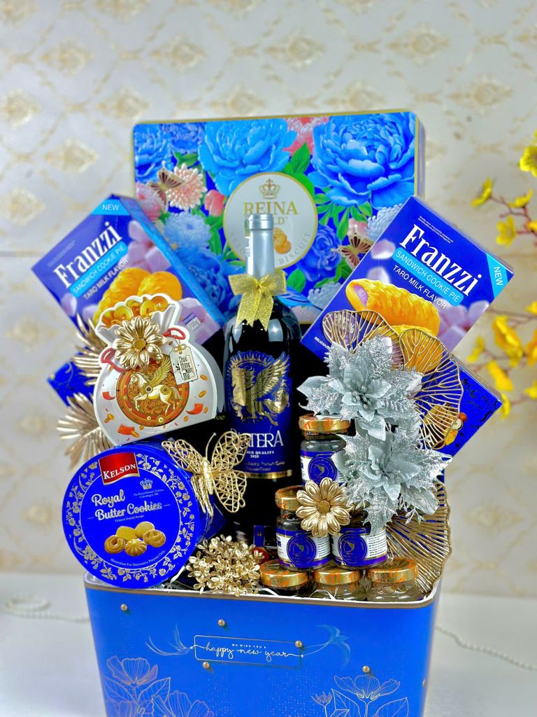 Giỏ Quà Tết Cao Cấp 2026 - Xuân Khởi Sắc