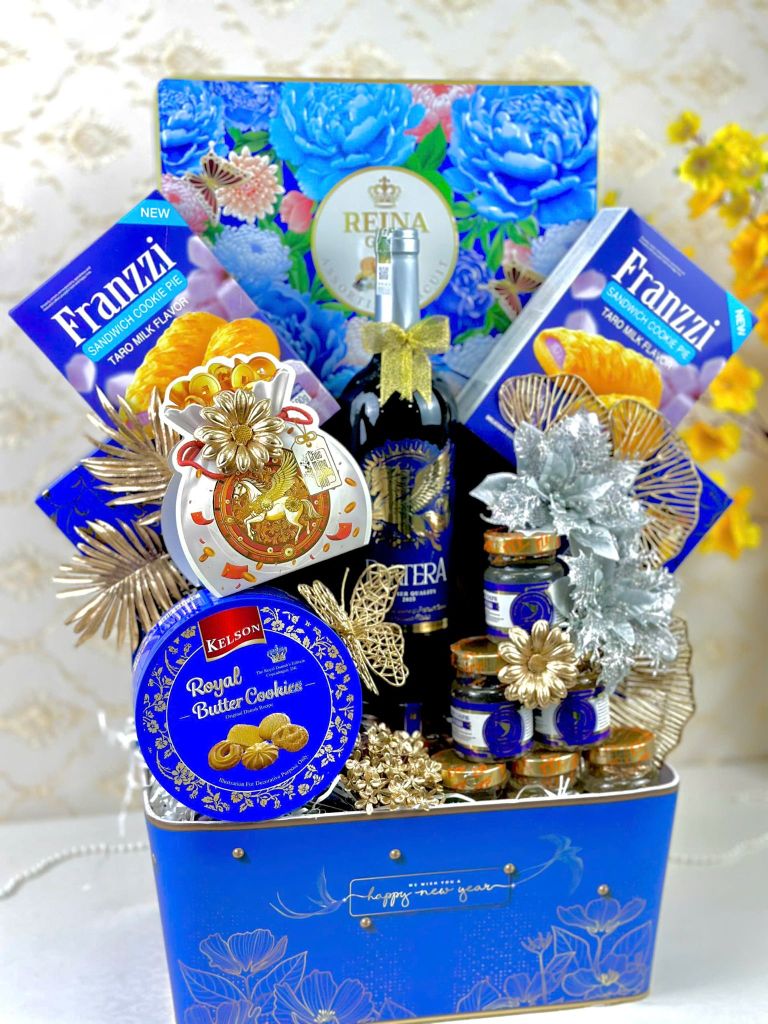 Giỏ Quà Tết Cao Cấp 2026 - Xuân Khởi Sắc