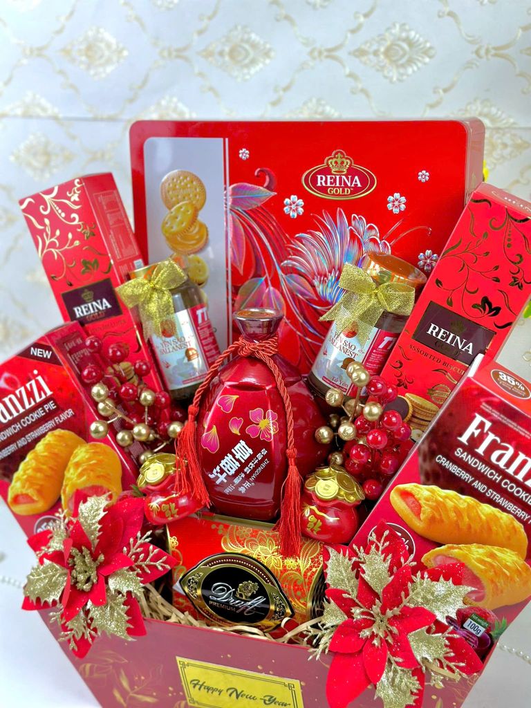 Giỏ Quà Tết Cao Cấp 2026 - Tứ Quý Cát Tường