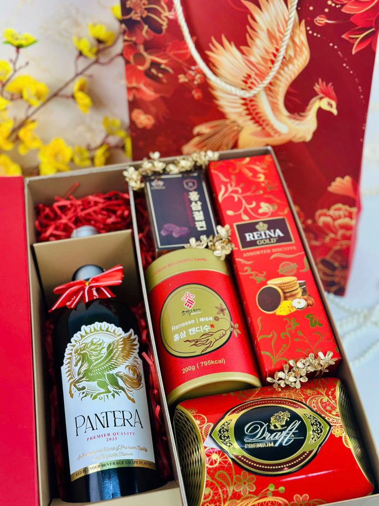 Hộp Quà Tết Cao Cấp 2026 – Phúc Mãn Niên