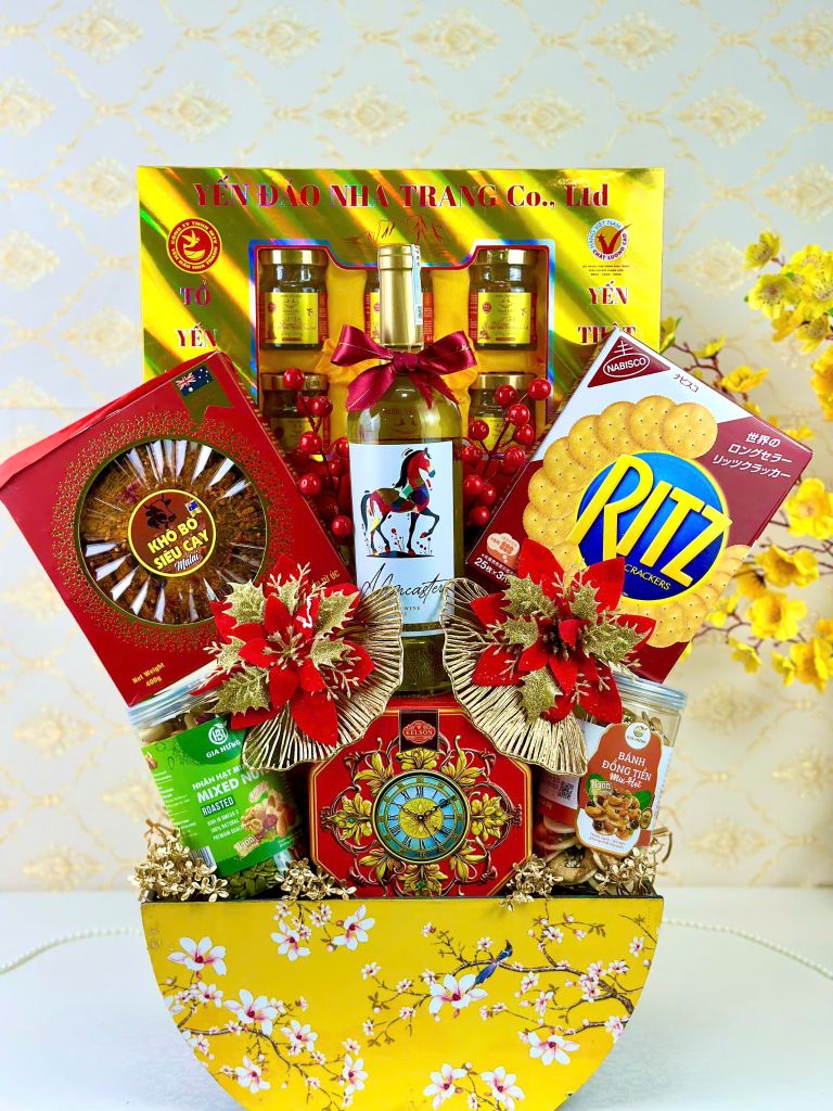 Giỏ Quà Tết Cao Cấp 2026 – Hưng Thịnh
