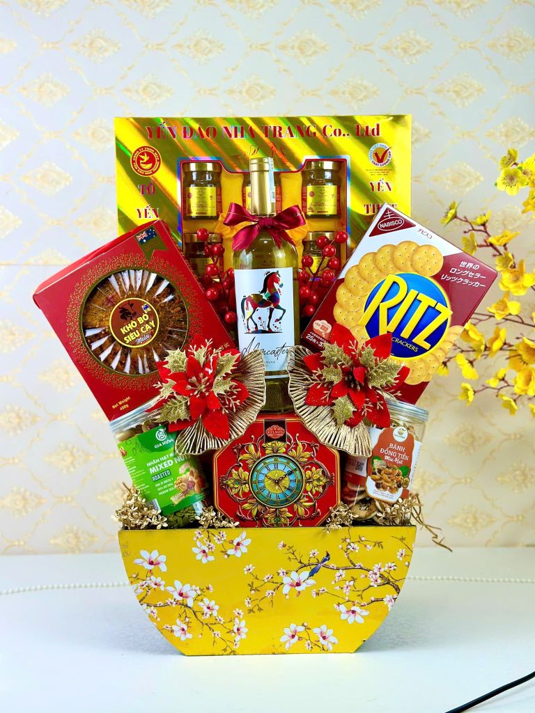 Giỏ Quà Tết Cao Cấp 2026 – Hưng Thịnh