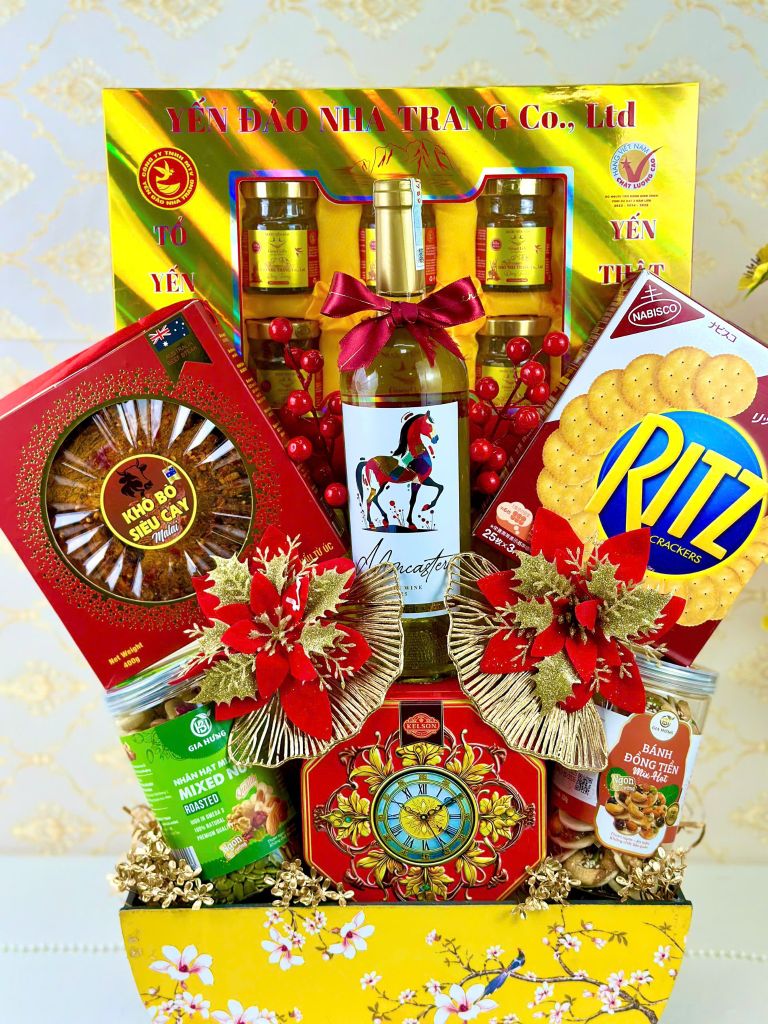 Giỏ Quà Tết Cao Cấp 2026 – Hưng Thịnh