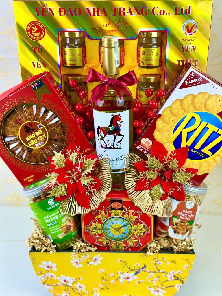 Giỏ Quà Tết Cao Cấp 2026 – Hưng Thịnh