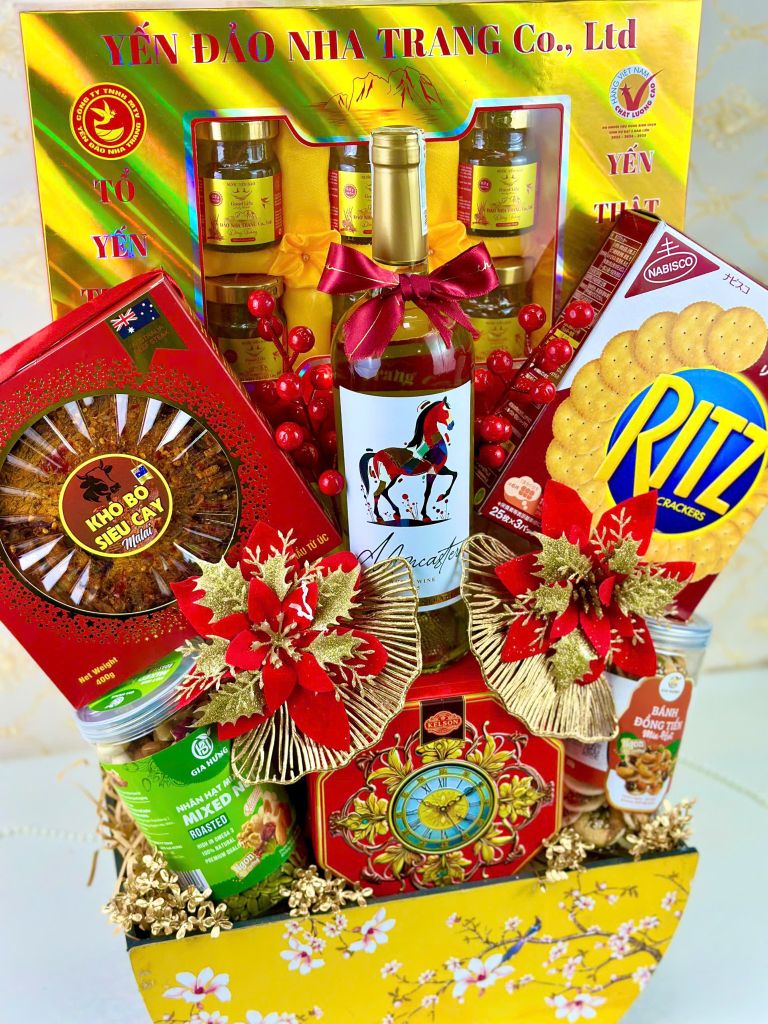 Giỏ Quà Tết Cao Cấp 2026 – Hưng Thịnh
