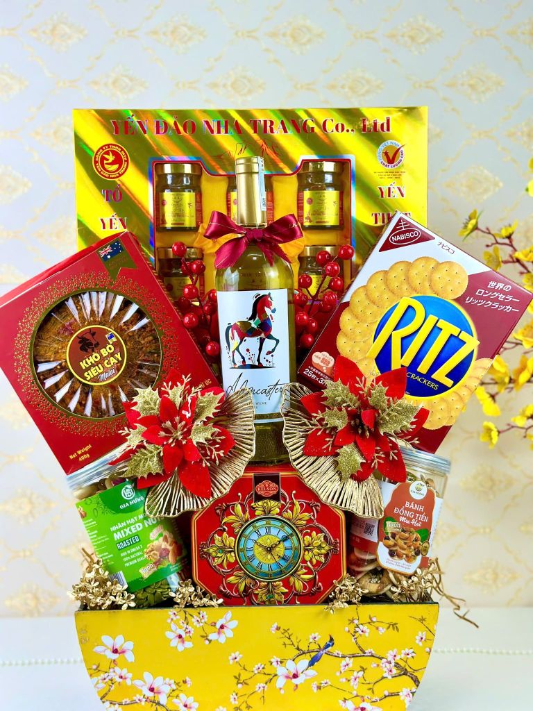 Giỏ Quà Tết Cao Cấp 2026 – Hưng Thịnh