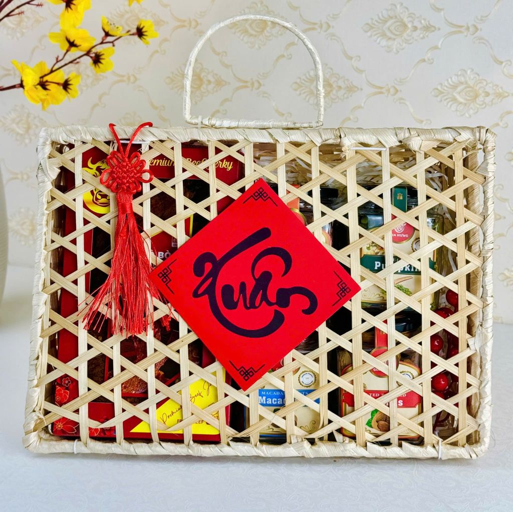Giỏ Quà Tết Cao Cấp 2026 – Xuân Sum Vầy