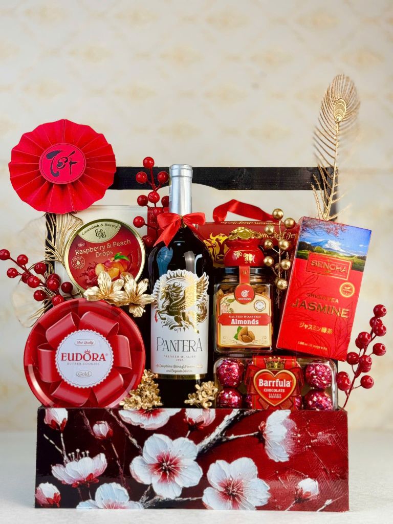 Giỏ Quà Tết Cao Cấp 2026 - Tài Lộc Vượng Xuân