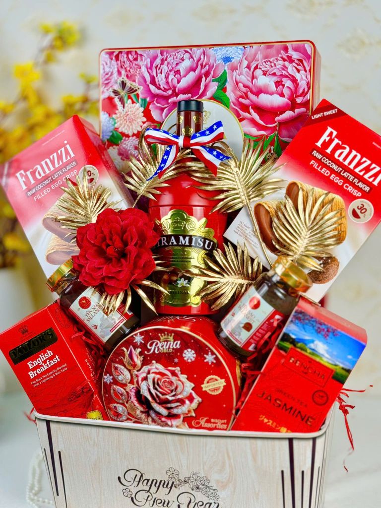 Giỏ Quà Tết Cao Cấp 2026 - An Khang Vạn Phúc