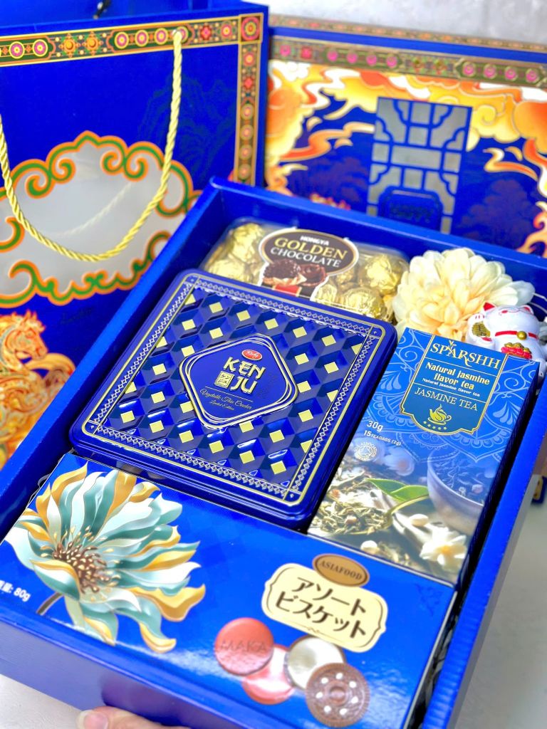 Hộp Quà Tết Cao Cấp 2026 – Song Mã Khải Tường