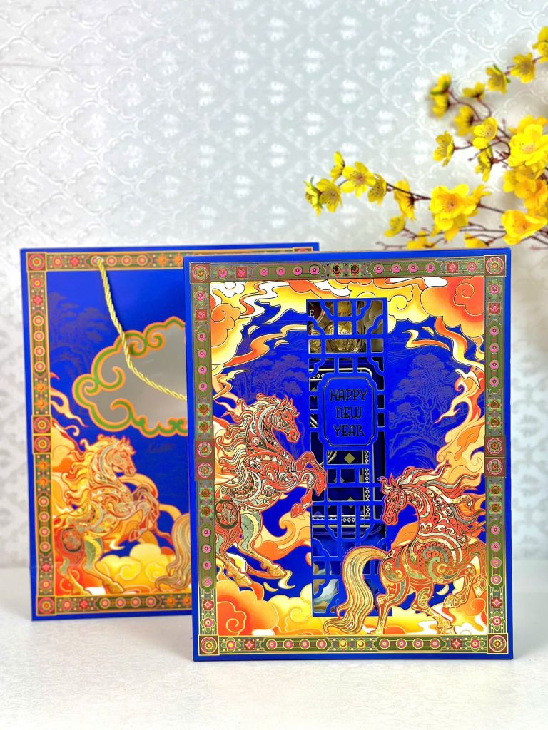 Hộp Quà Tết Cao Cấp 2026 – Song Mã Khải Tường