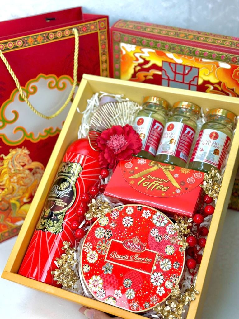 Hộp Quà Tết Cao Cấp 2026 – Song Mã Chiêu Tài