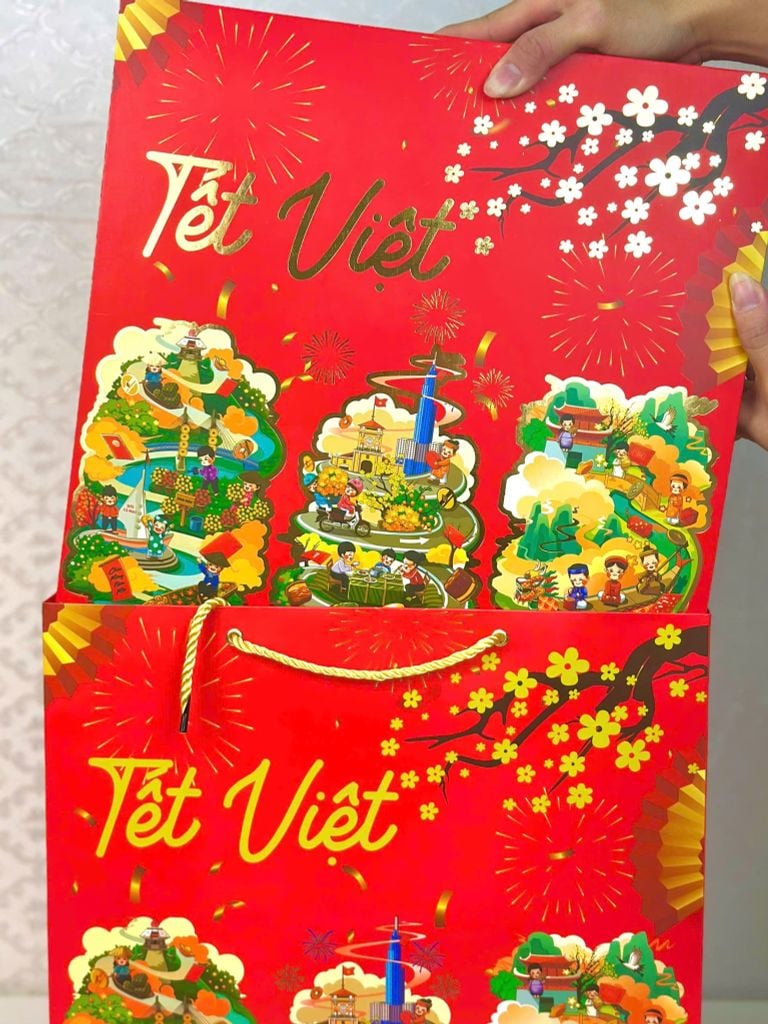 Hộp Quà Tết Cao Cấp 2026 – Vạn Phúc Vinh Hoa