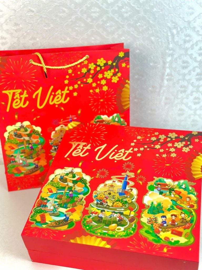 Hộp Quà Tết Cao Cấp 2026 – Vạn Phúc Vinh Hoa