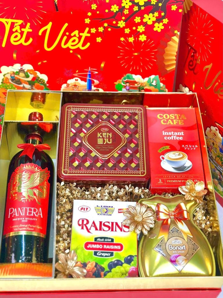 Hộp Quà Tết Cao Cấp 2026 – Vạn Phúc Vinh Hoa