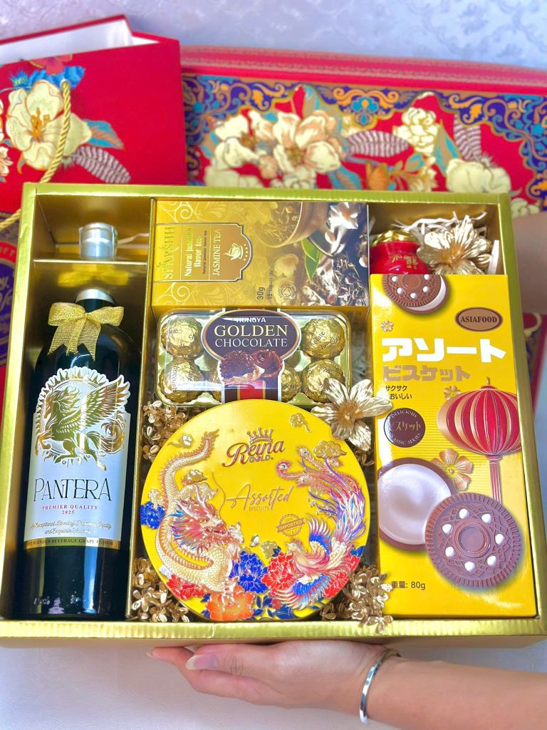 Hộp Quà Tết Cao Cấp 2026 – Kim Vũ Minh Xuân