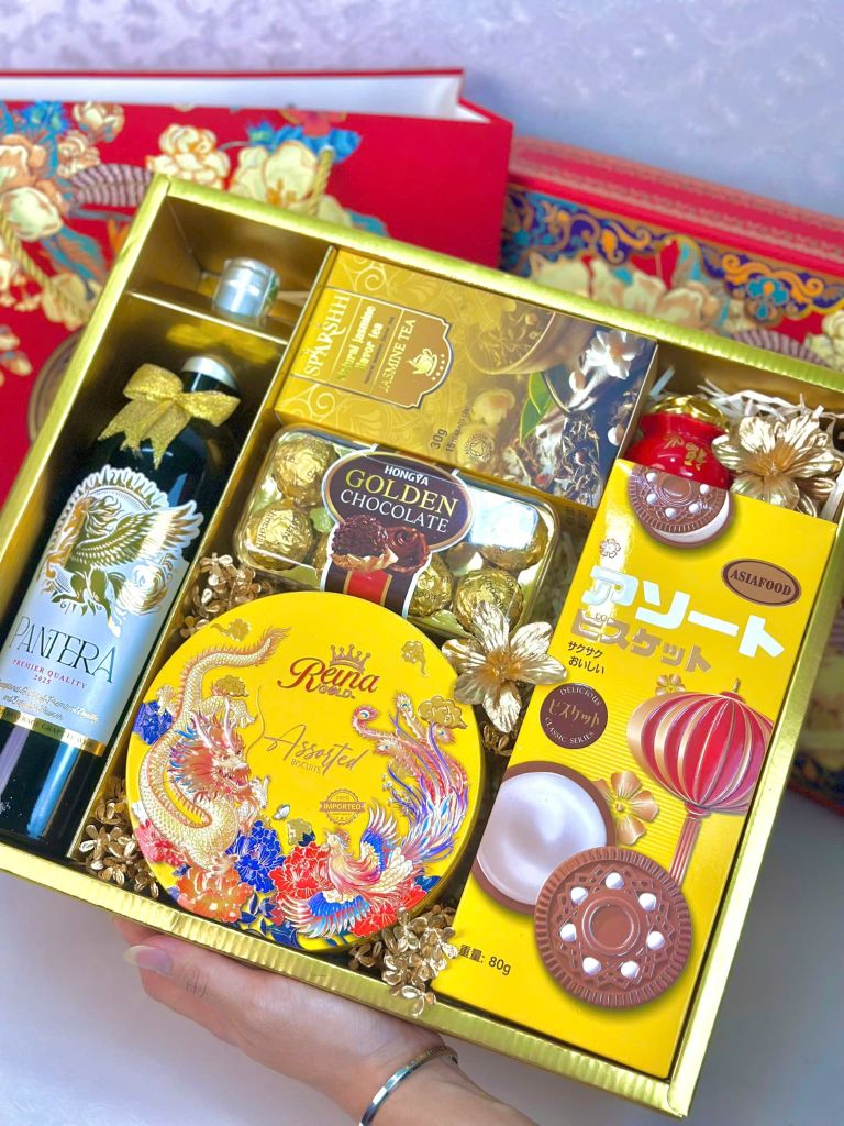 Hộp Quà Tết Cao Cấp 2026 – Kim Vũ Minh Xuân