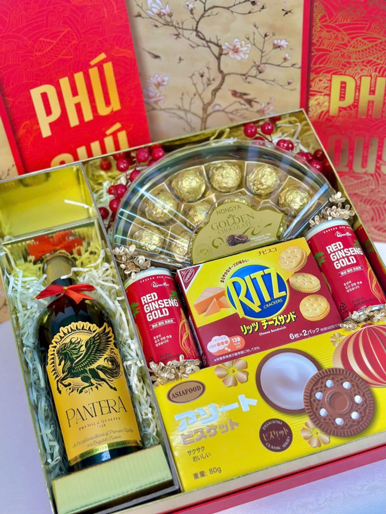 Hộp Quà Tết Cao Cấp 2026 – Vạn Xuân Phú Quý