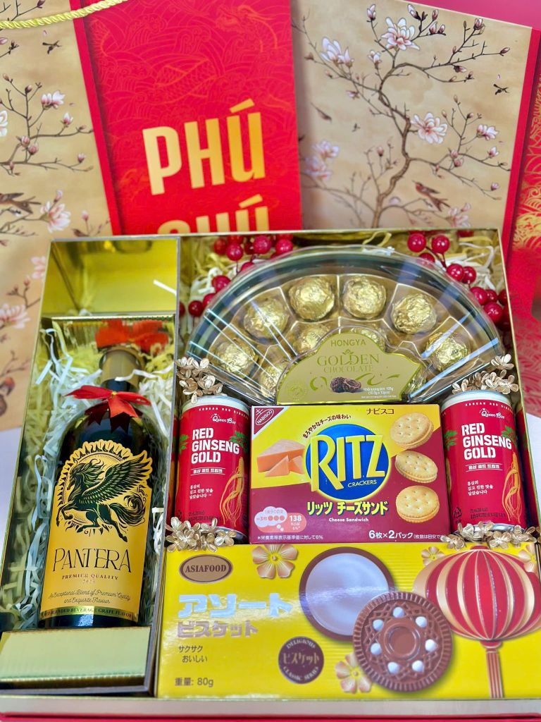 Hộp Quà Tết Cao Cấp 2026 – Vạn Xuân Phú Quý