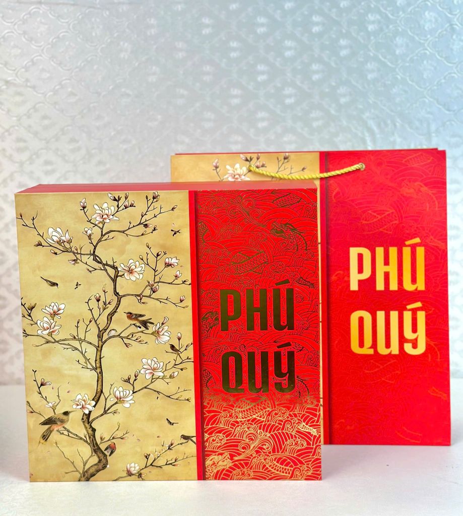 Hộp Quà Tết Cao Cấp 2026 – Vạn Xuân Phú Quý