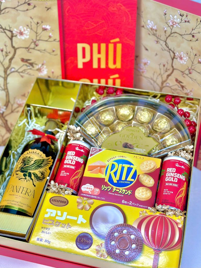 Hộp Quà Tết Cao Cấp 2026 – Vạn Xuân Phú Quý